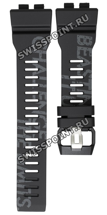 Черный полимерный ремешок Casio 10577140 для часов Casio GBA-800DG-1A