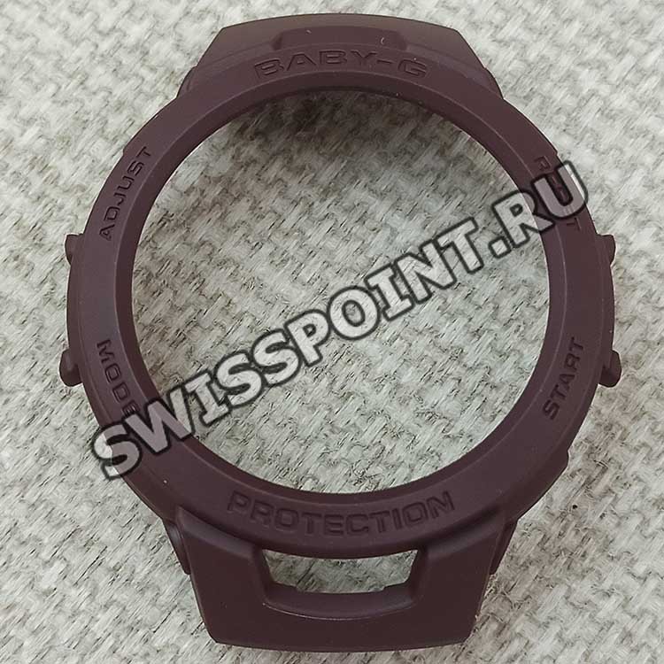 Коричневый полимерный рант корпуса Casio 10593682 для часов Casio BSA-B100AC-5A