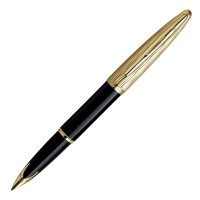 Ручка WATERMAN S0909750 Carene Essential Black GT, перьевая ручка (№ 284)