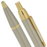 Ручка PARKER S0856480 Шариковая ручка Parker IM Metal, K223, цвет: Brushed Metal GT, стержень: Mblue (№ 113)