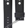Черный кожаный ремешок Tissot T610038132, удлиненный, 22/20 XL, теленок, без замка, для часов Tissot Heritage 1973 T124.427, T925.427