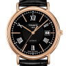 Черный кожаный ремешок Tissot T610031762, теленок, 20/18, без замка, для часов Tissot Carson T907.407
