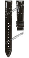 Коричневый кожаный ремешок Tissot T610034144, имитация крокодила, 16/14, без замка, для часов Tissot PRC 200 T055.217.16.033.02