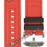 Черный каучуковый ремешок Tissot T604046369 с тканевой накладкой, 22/22, стальная пряжка, для часов Tissot T-Sport T125.617.17.051.01 Supersport Chrono
