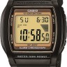 Черный полимерный ремешок Casio 10162570 для часов Casio W-201-1A