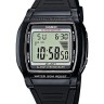 Черный полимерный ремешок Casio 10162570 для часов Casio W-201-1A