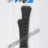 Черный полимерный ремешок Casio 10162570 для часов Casio W-201-1A