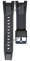 Черный полимерный ремешок Casio 10587426 для часов Casio GST-B100BNR-1A Blue Note Records