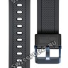 Черный полимерный ремешок Casio 10587426 для часов Casio GST-B100BNR-1A Blue Note Records