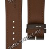 Коричневый кожаный ремешок Longines L682150232, 22/20, без замка, для часов Longines Conquest V.H.P. L3.726.4, L3.778.4, L3.760.4