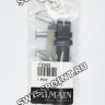 Черный кожаный ремешок Balmain B1732625, 11/10, с вырезом, без замка, для часов Balmain Sedirea 4291, 4299