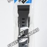 Черный полимерный ремешок Casio 10566528, желтая пряжка, для часов Casio GA-810B-1A9