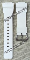 Белый полимерный ремешок Casio 10519976 для часов Casio GMA-S110, GMA-S120, GMA-S130, GMA-S140 Белый полимерный ремешок Casio 10519976 для часов Casio GMA-S110, GMA-S120, GMA-S130, GMA-S140