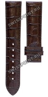 Коричневый кожаный ремешок Tissot T610031883, теленок, 20/18, без замка, для часов Tissot Visodate T910.430