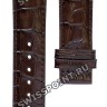 Коричневый кожаный ремешок Tissot T610031883, теленок, 20/18, без замка, для часов Tissot Visodate T910.430