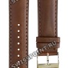 Коричневый кожаный ремешок Tissot T600040543, теленок, 21/19, стальная пряжка, для часов Tissot Gentleman T098.407