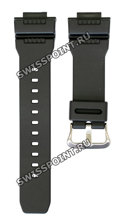 Черный полимерный ремешок Casio 10330771 для часов Casio G-7900, GW-7900