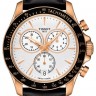 Черный кожаный ремешок Tissot T600038323, теленок, 22/20, розовая пряжка, для часов Tissot V8 T106.417.36.031.00
