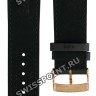 Черный кожаный ремешок Tissot T600038323, теленок, 22/20, розовая пряжка, для часов Tissot V8 T106.417.36.031.00