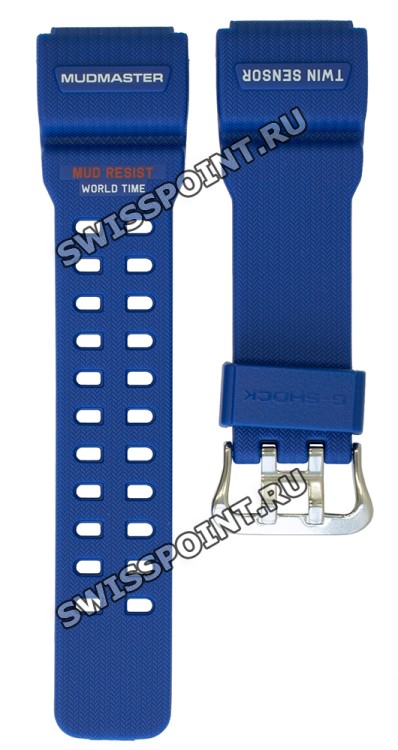 Синий полимерный ремешок Casio 10562881 для часов Casio GG-1000TLC-1A
