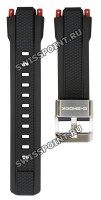 Черный полимерный ремешок Casio 10590967 для часов Casio MTG-B1000-1A