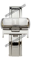 Стальной замок Tissot T640015873, 20 мм, раскладной, для кожаного ремешка часов Tissot