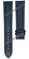 Синий кожаный ремешок Tissot T610045691, 20/18, без замка, для часов Tissot T-Classic T927.407.46.041.01 Gentleman