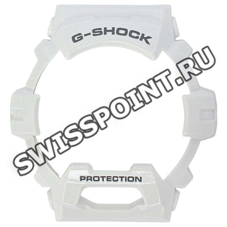 Оригинальный белый рант корпуса часов Casio 10400915 для часов Casio G ...