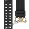 Черный полимерный ремешок Casio 10615199, желтая пряжка, для часов Casio GR-B100GB-1A