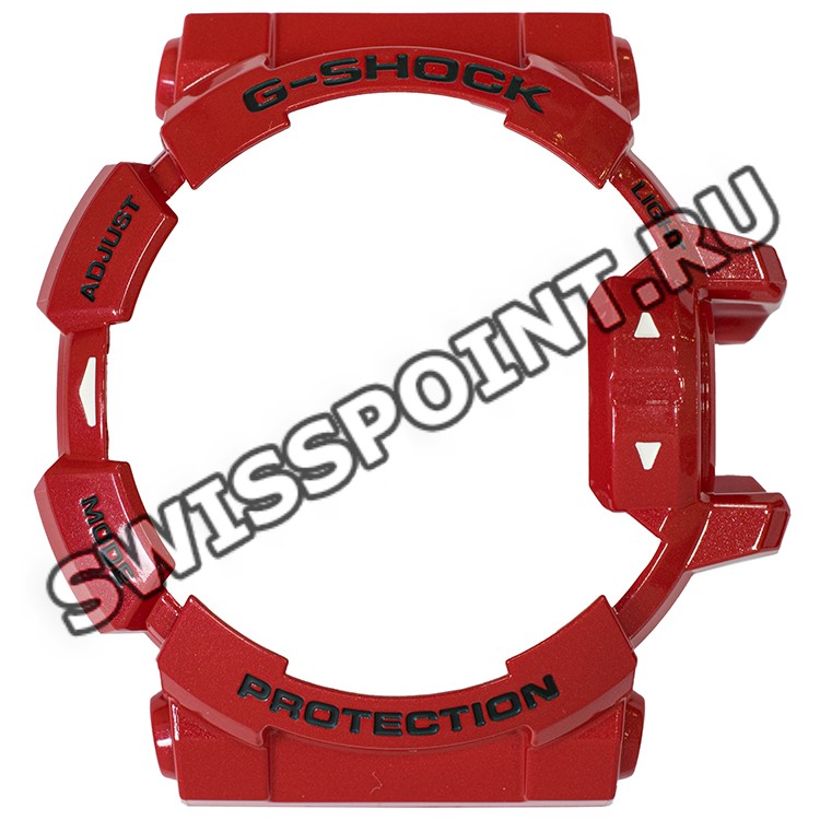 Красный полимерный рант корпуса Casio 10479631 для часов Casio GBA-400-4A