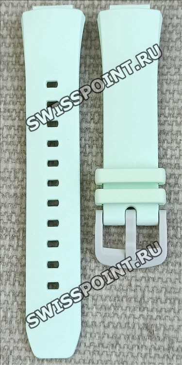 Голубой полимерный ремешок Casio 10609463 для часов Casio BSA-B100MC-8A