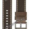 Коричневый кожаный ремешок Tissot T600043873 / T610044154, удлиненный, 22/22 XL, серая пряжка, для часов Tissot Chrono XL T116.617.36.047.00