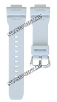 Бело-голубой полимерный ремешок Casio 10332100 для часов Casio G-7900A-7, GW-7900A-7