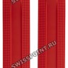 Красный силиконовый ремешок Tissot T610036805, интегрированный, без замка, для часов Tissot T-Touch Solar T091.420, T091420A