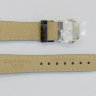 Серый кожаный ремешок Certina C600016811, 17/14, с вырезом, интегрированный, стальная пряжка, для часов Certina DS Queen C018.210