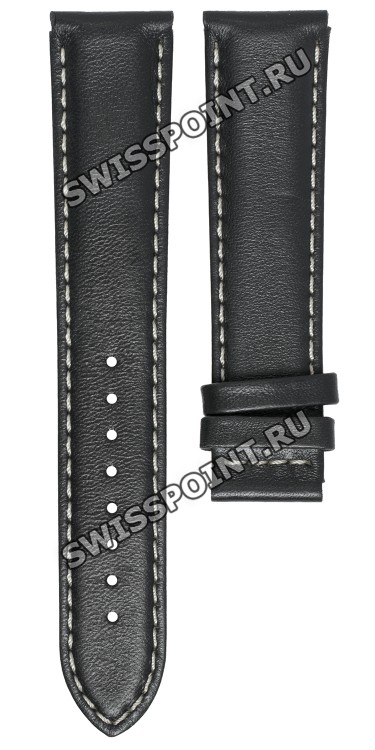 Серый кожаный ремешок Tissot T610045692, 20/18, без замка, для часов Tissot T-Classic T927.407.46.061.01 Gentleman