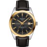 Серый кожаный ремешок Tissot T610045692, 20/18, без замка, для часов Tissot T-Classic T927.407.46.061.01 Gentleman