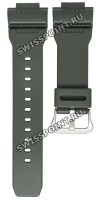 Зеленый полимерный ремешок Casio 10403785 для часов Casio GR-7900KG-3, GW-7900KG-3