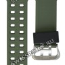 Зеленый полимерный ремешок Casio 10517710 для часов Casio Mudmaster GG-1000-1A3