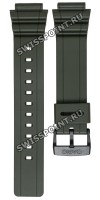 Зеленый полимерный ремешок Casio 10452256 для часов Casio MRW-S300H-3B