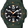Зеленый полимерный ремешок Casio 10452256 для часов Casio MRW-S300H-3B