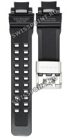 Черный полимерный ремешок Casio 10640093, стальная пряжка, для часов Casio GW-A1100-1A