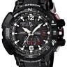 Черный полимерный ремешок Casio 10640093, стальная пряжка, для часов Casio GW-A1100-1A