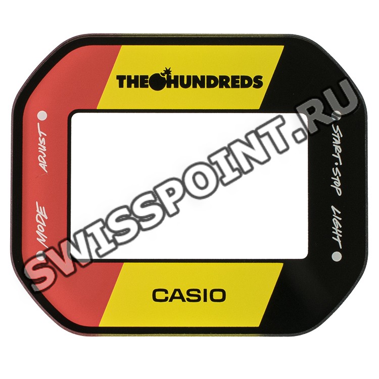 Минеральное стекло Casio 10580331 с принтом для часов Casio DW-5600HDR-1 The Hundreds