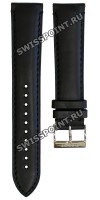 Черный кожаный ремешок Tissot T600040541, теленок, 21/19, стальная пряжка, для часов Tissot Gentleman T098.407