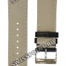 Черный кожаный ремешок Tissot T600040541, теленок, 21/19, стальная пряжка, для часов Tissot Gentleman T098.407