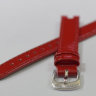 Красный кожаный ремешок Tissot T600035284, теленок, 12/12, с вырезом, стальная пряжка, для часов Tissot Pinky T084.210, T084210A
