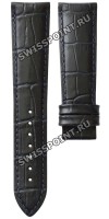 Синий кожаный ремешок Tissot T610041859, теленок, 21/18, без замка, для часов Tissot Chemin des Tourelles T099.405, T099.407, T099.427