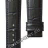 Синий кожаный ремешок Tissot T610041859, теленок, 21/18, без замка, для часов Tissot Chemin des Tourelles T099.405, T099.407, T099.427
