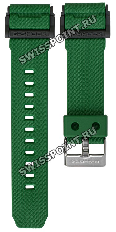 Зеленый полимерный ремешок Casio 10475778 для часов Casio GD-400-3